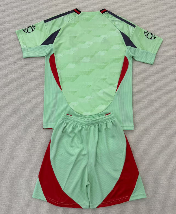 25-26 JUV Green Concept Edition Kids Soccer Jersey