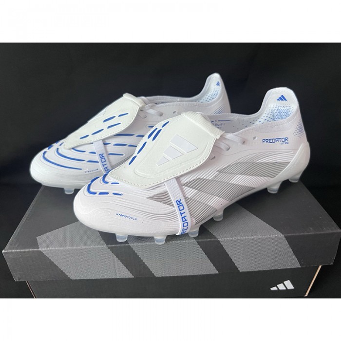PREDATOR ACCURACY FG BOOTS FG Soccer Shoes-White/Blue