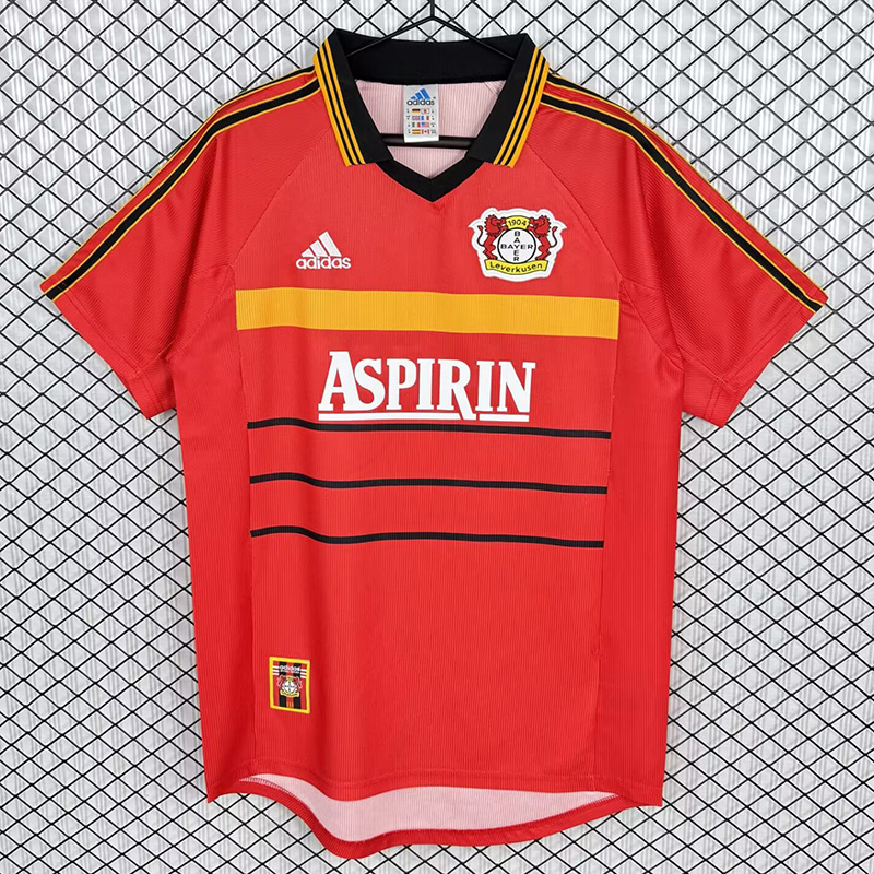 1999-2000 LeverKusen Home Retro Soccer Jersey