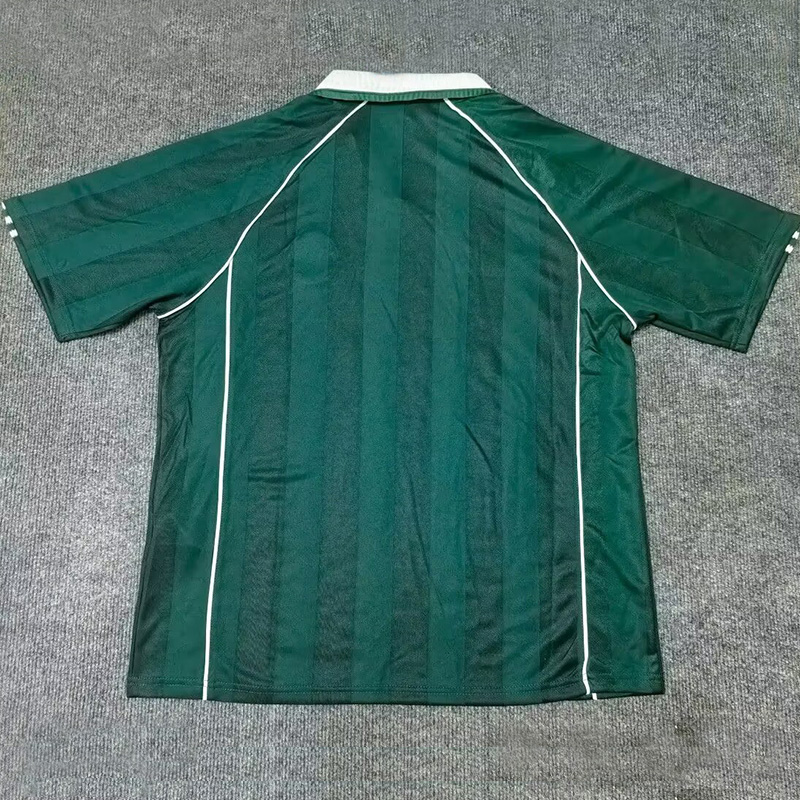 2025 Ad Three Stripes Classic Edition Green Polo Short Sleeve (经典版)