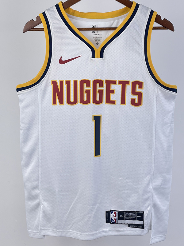 22-23 Nuggets PORTER JR. #1 White Top Quality H...