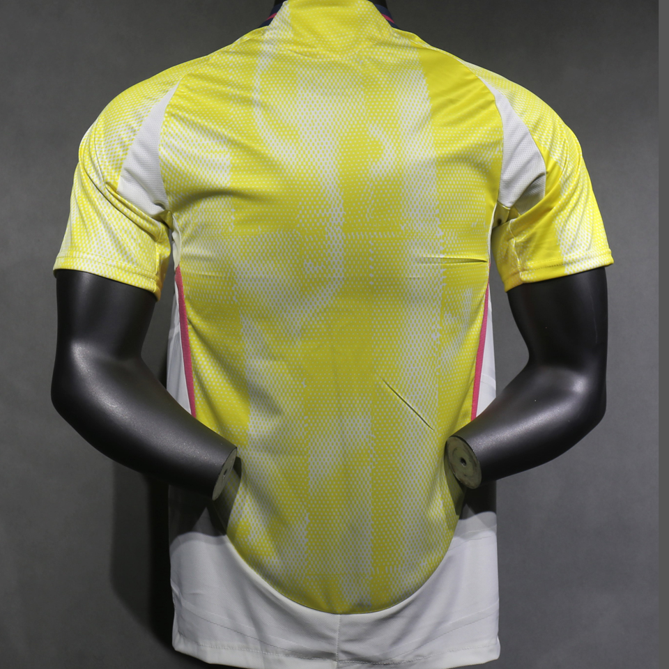 2024/25 JUV Away Yellow Player Version Soccer Jersey