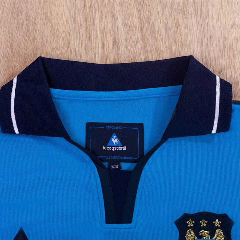 2002-2003 Man City Home Retro Soccer Jersey