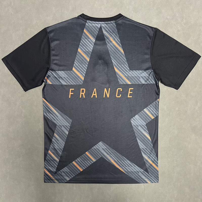 26-27 France Black Training shirts