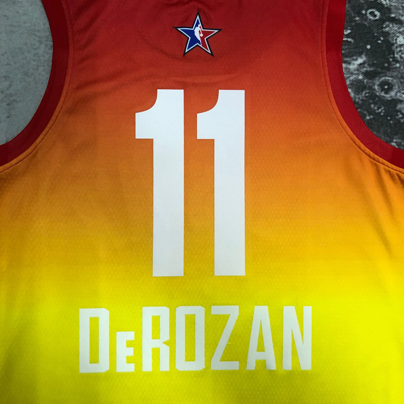 2023 ALL STAR DEROZAN #11 Yellow Top Quality Ho...