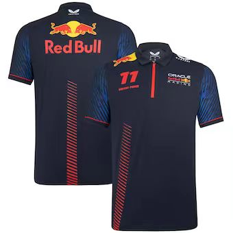 2023 F1 Red Bull #11 Royal Blue Polo Red Racing...