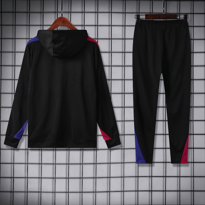 24-25 BAR Black Hoodie Tracksuit (卫衣套装)