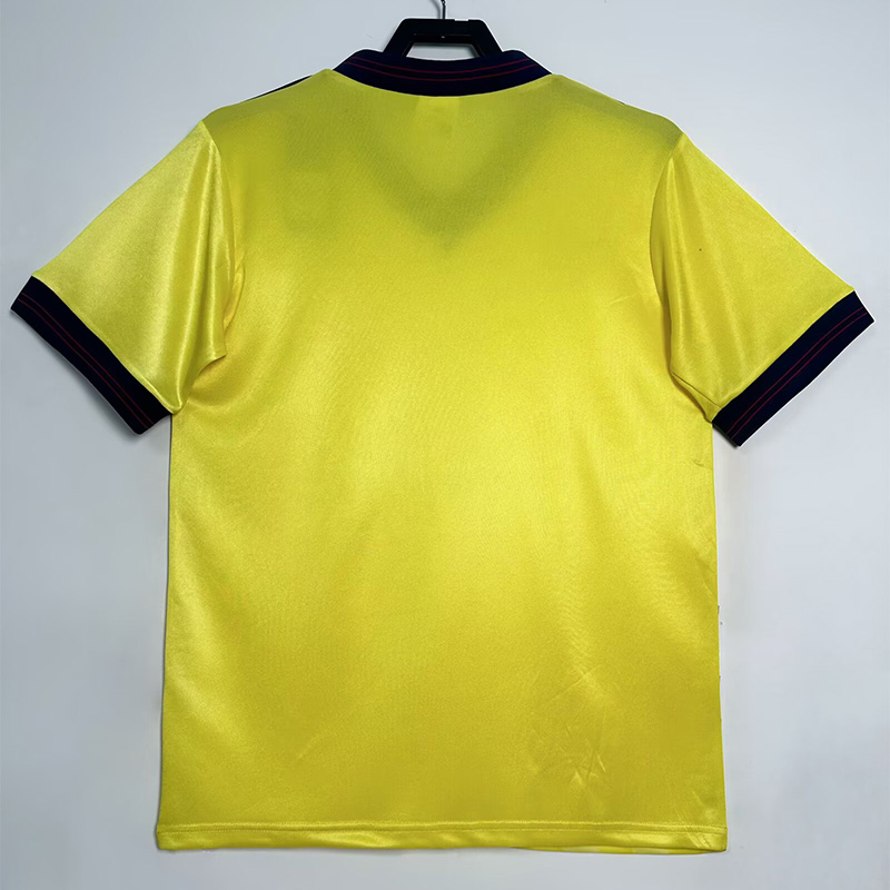 1983-1986 ARS Away Yellow Retro Soccer Jersey