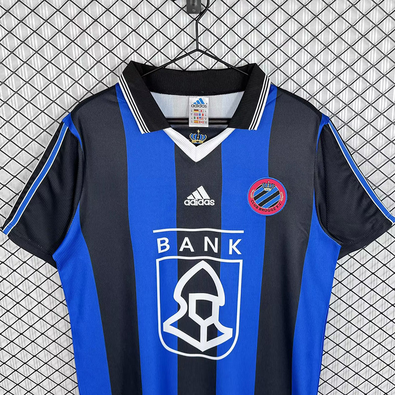 1998-1999 Bruges FC Home Retro Soccer Jersey