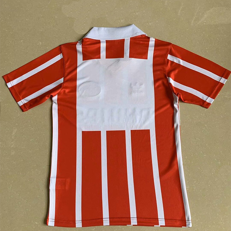 1990 PSV Home Retro Red Soccer Jersey