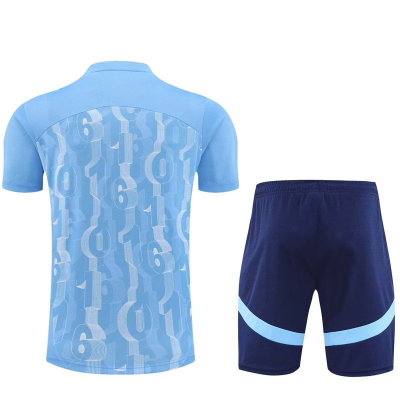 24-25 Man City Blue Training Short Suit