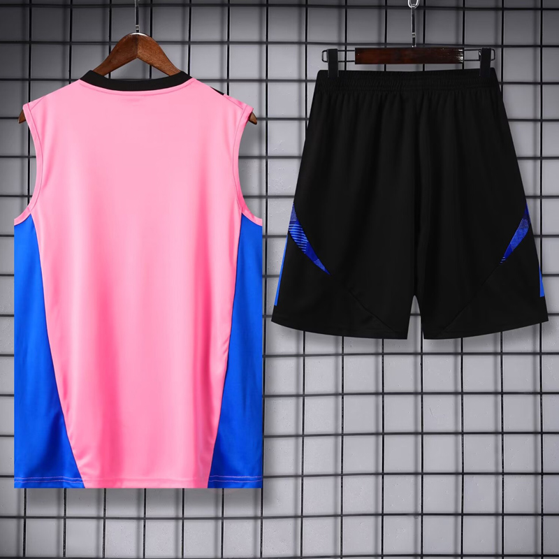 24-25 Man Utd Pink Tank top and shorts suit