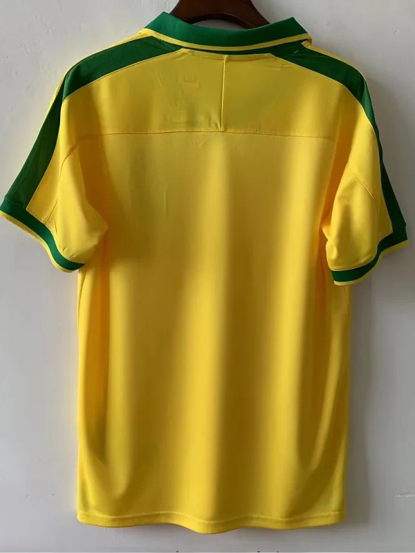 1997 Brazil Home Retro Soccer Jersey