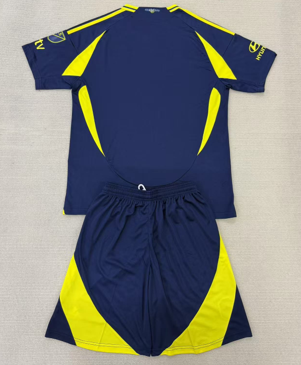 25-26 Nashville SC Away Kids Soccer Jersey (带章)