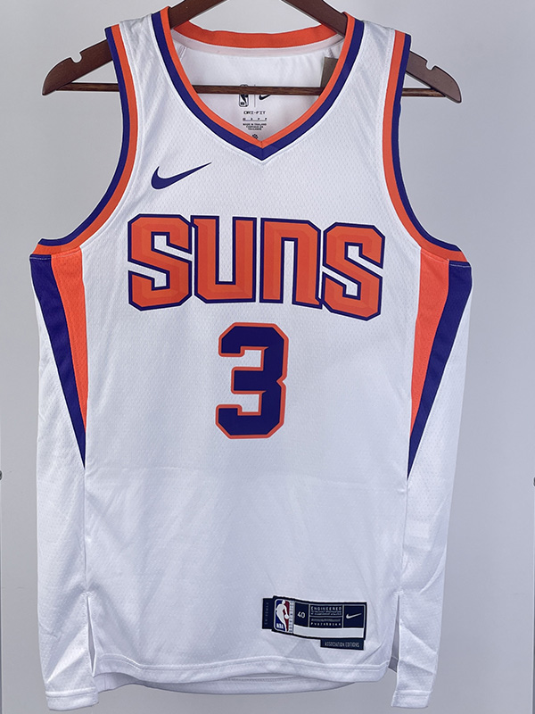 22-23 SUNS PAUL #3 White Top Quality Hot Pressi...