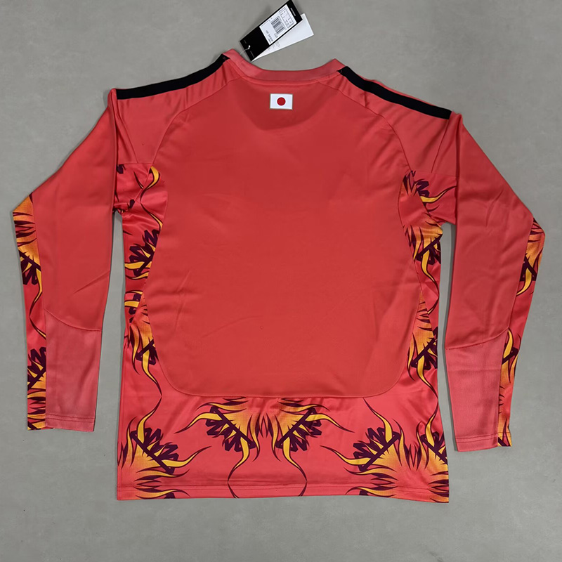 26-27 Japan Red Goalkeeper Long Sleeve Soccer Jersey (长袖)