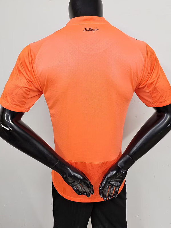 25-26 Man City Orange Goalkeeper Player Version Soccer Jersey