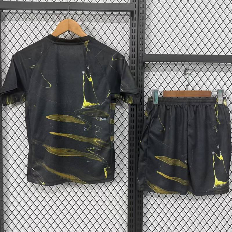 25-26 PSG Jordan Night Edition Kids Soccer Jersey