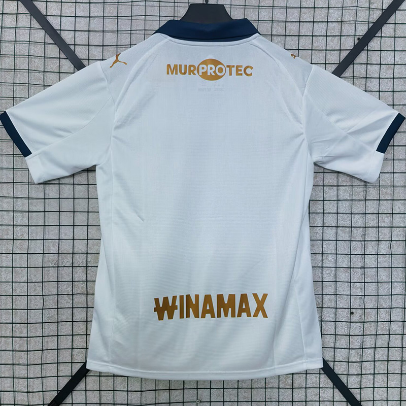 25-26 RC Lens White Goalkeeper Soccer Jersey (全广告)