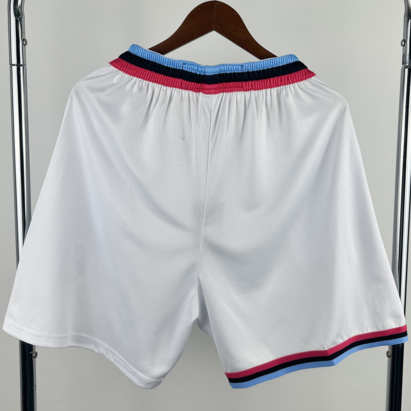 23-24 HEAT White South Coast Top Quality NBA Pants