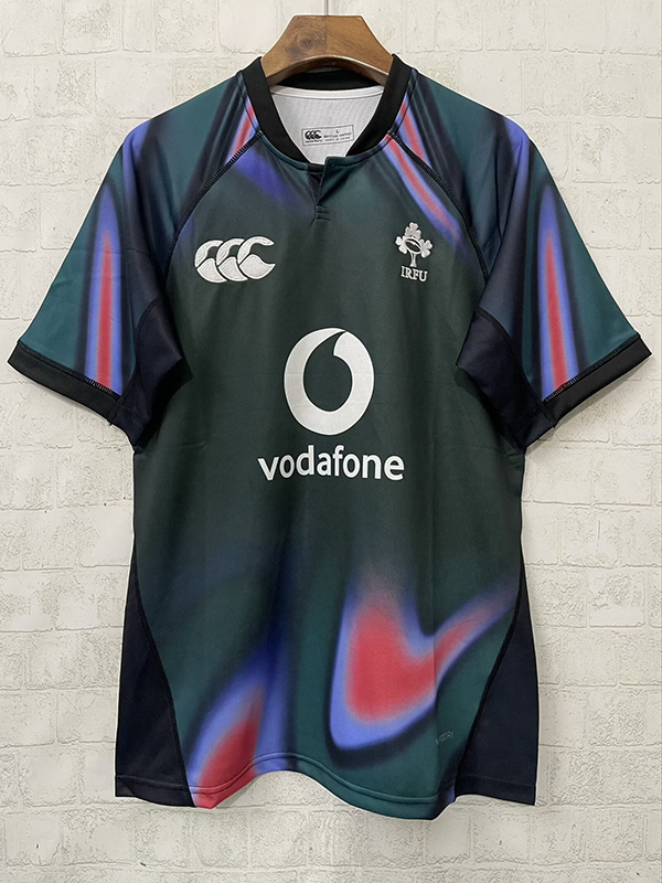 2026 Ireland Black Green Rugby Jersey