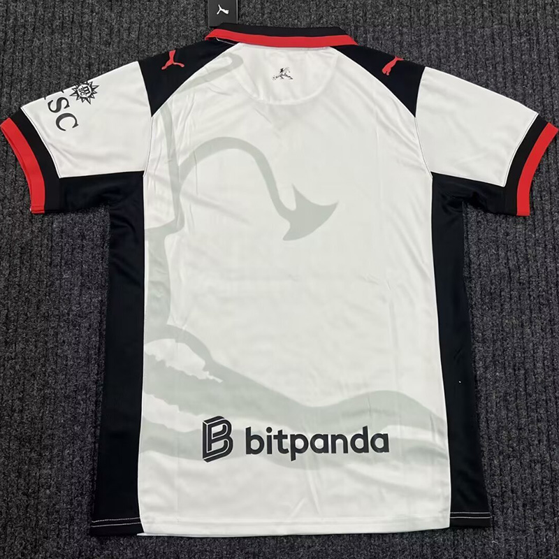 25-26  ACM Fourth White Fans Soccer Jersey