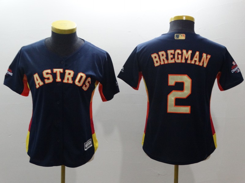 Houston Astros Women's baseball jersey BREGMAN 2