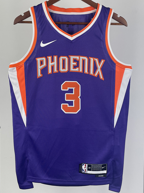 22-23 SUNS PAUL #3 Purple Top Quality Hot Press...