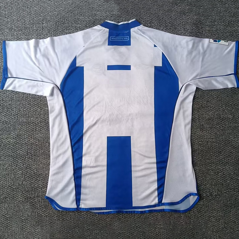 2003-2004 Alaves Home Retro Soccer Jersey
