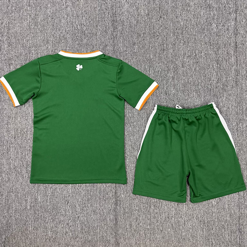 26-27 Ireland Home Kids Soccer Jersey