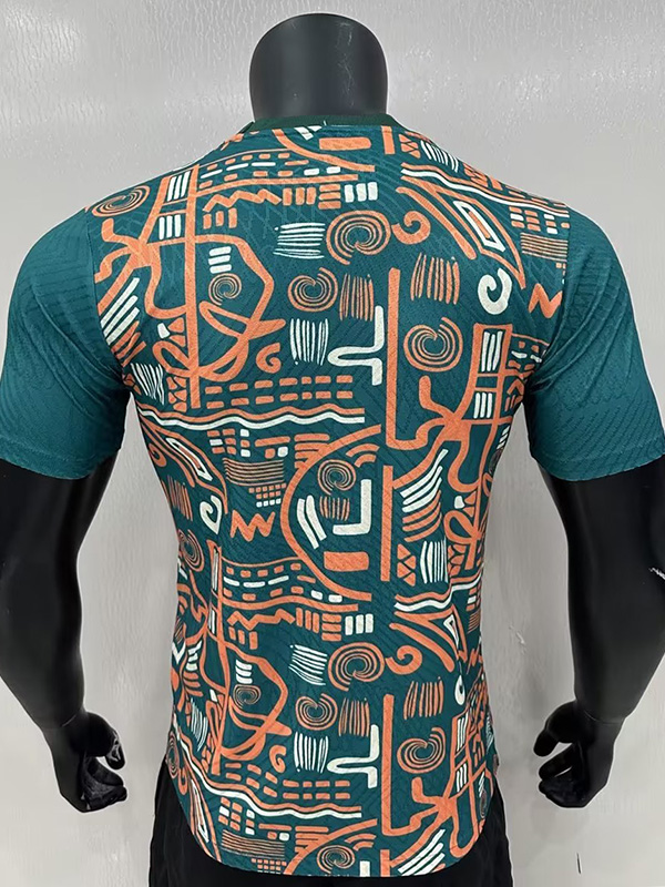 24-25 Ivory Coast Blue Green Special Edition Player Version Training shirts