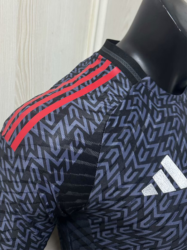 25-26 Man Utd Grey Black Special Edition Player Version Training shirts