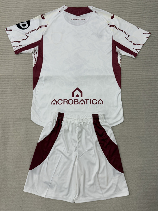 25-26 Torino Away Kids Soccer Jersey