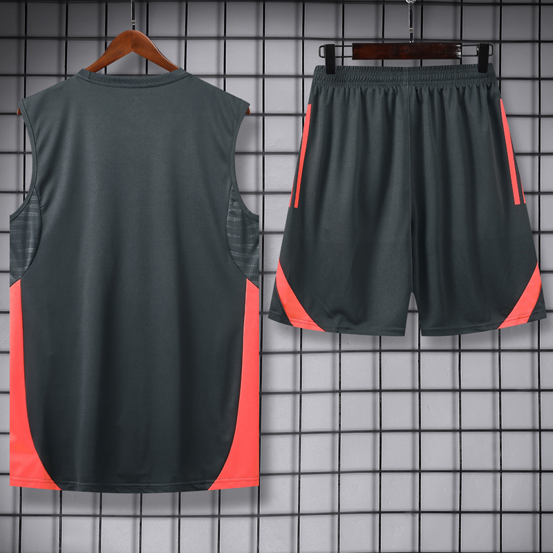 25-26 Bayern Dark gray Tank top and shorts suit