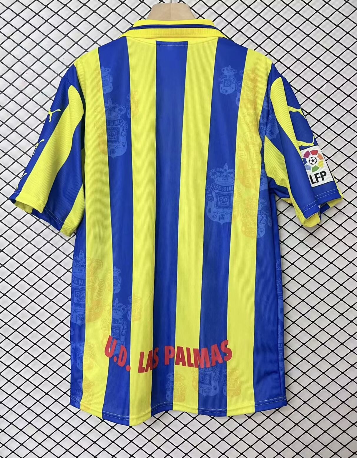 1997-1998 Las Palmas Away Retro Soccer Jersey *带章