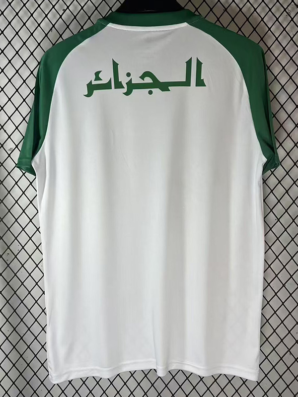26-27 Algeria White Green Fans Training shirts