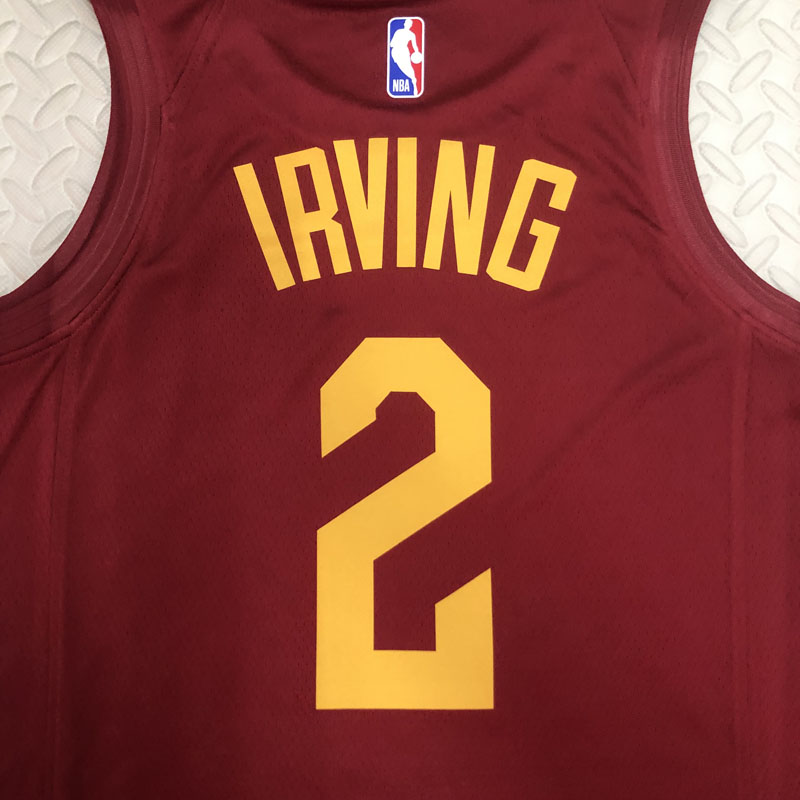 22-23 Cleveland Cavaliers IRVING #2 Red Top Qua...