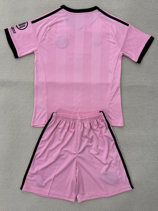 25-26 Bayern Pink Goalkeeper Kids Soccer Jersey