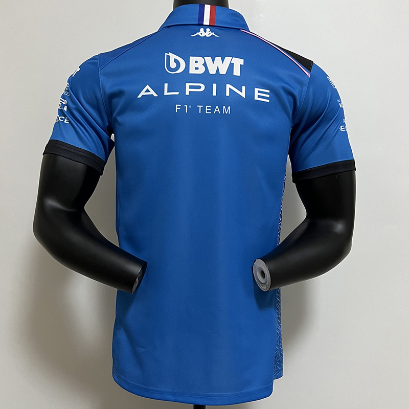 2023 F1 ALPINE Blue Polo Racing Suit(有领)