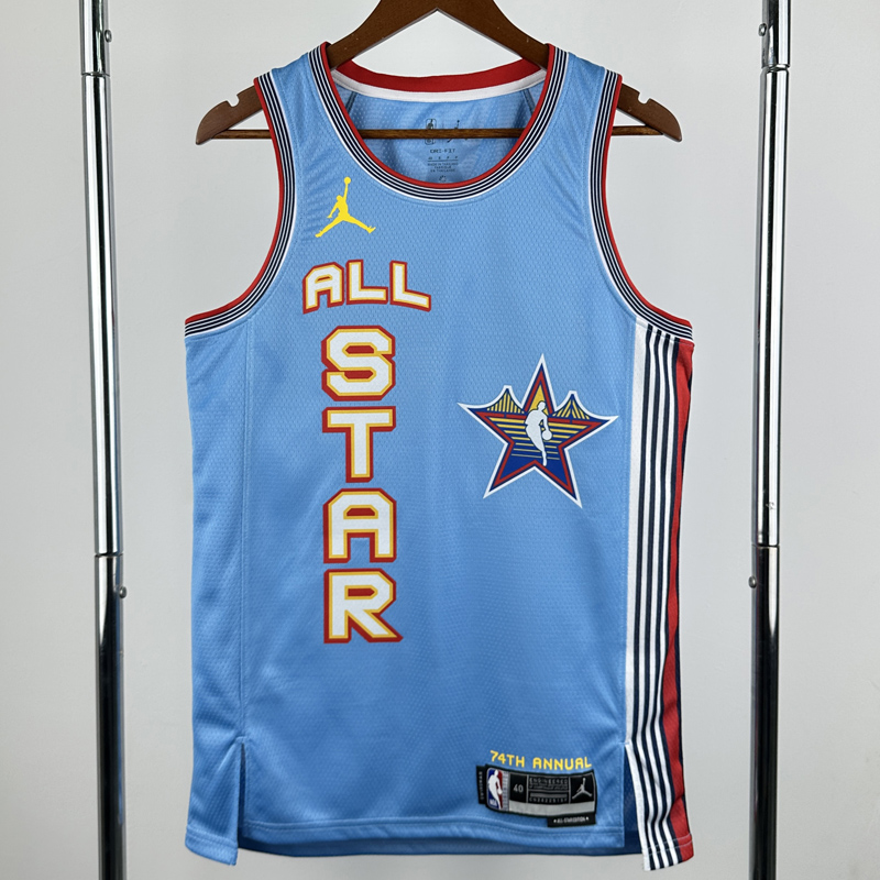 25-26 ALL-STAR DURANT #35 Light blue Top Quality Hot Pressing NBA Jersey