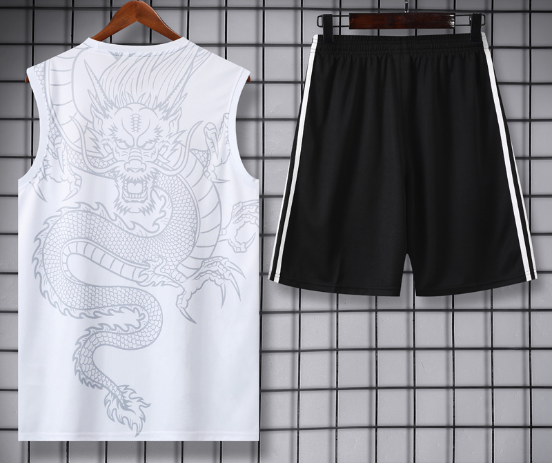24-25 RMA White Tank top and shorts suit #龙