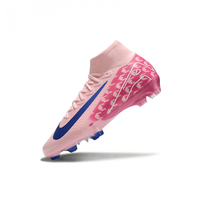 Air Zoom Mercurial Superfly IX Elite FG Soccer Shoes-Pink/Blue