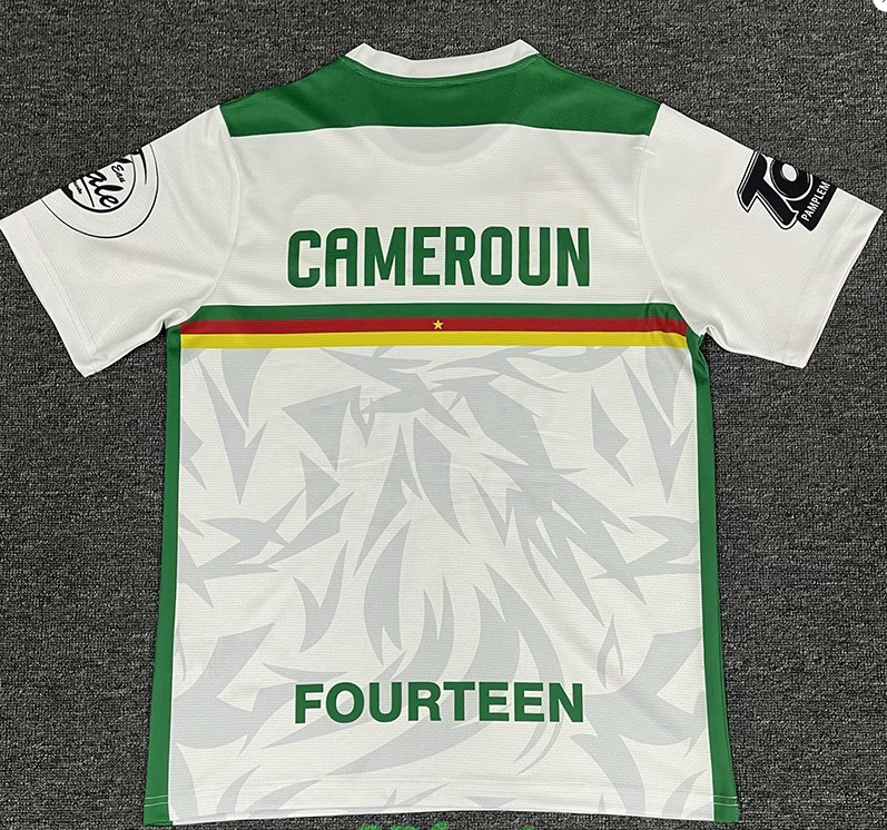 25-26 Cameroon White Training shirts