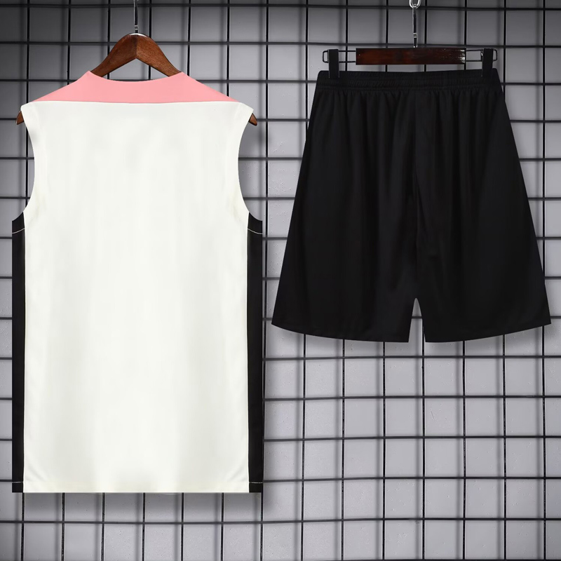 25-26 PSG White Tank top and shorts suit