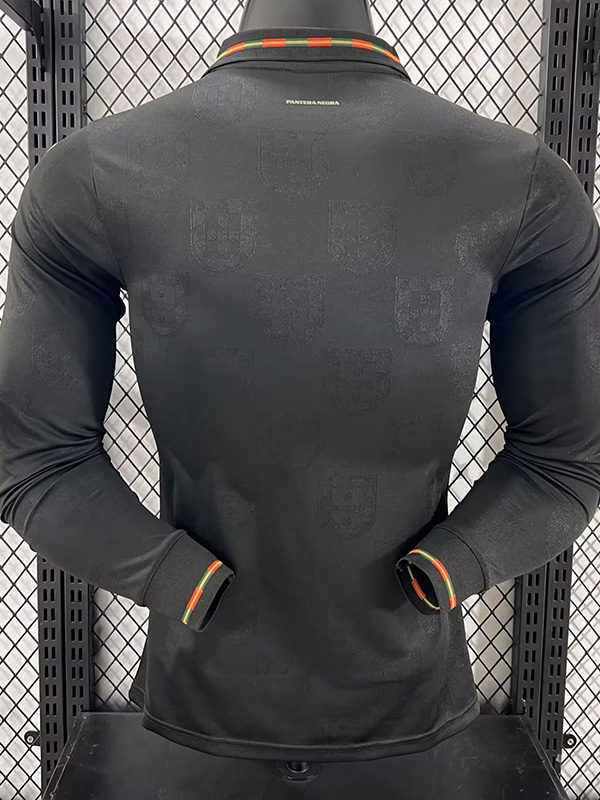 25-26 Portugal Black Special Edition Long Sleeve Player Version Soccer Jersey (长袖球员)