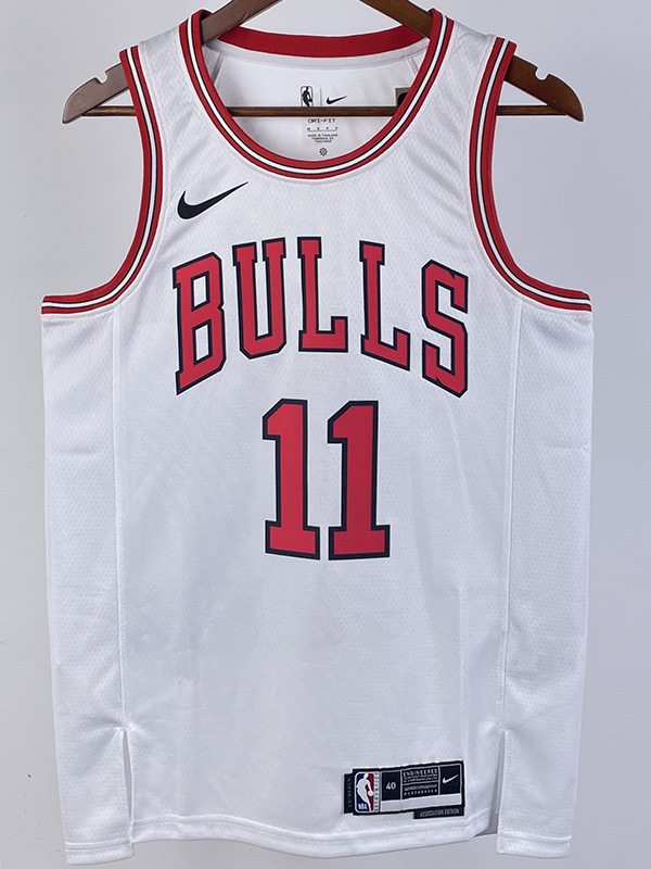 22-23 BULLS DEROZAN #11 White Top Quality Hot P...