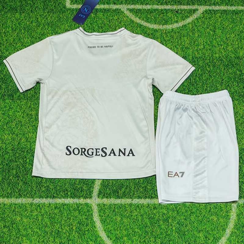 25-26 Napoli Away Kids Soccer Jersey