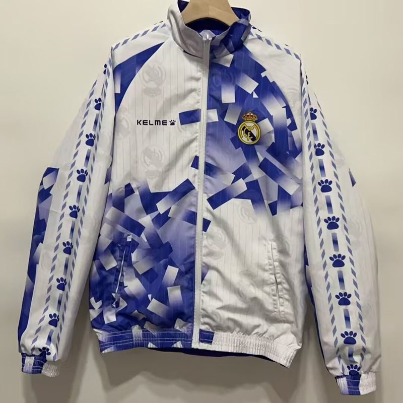 1996-97 BAR Purple & White Retro Double Sided Windbreaker (双面风衣)(刺绣)