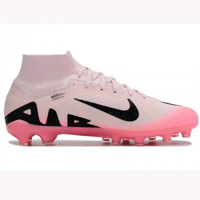 Air Zoom Mercurial Superfly IX Elite AG Soccer Shoes-Pink/Black