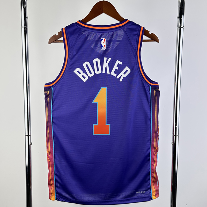 23-24 SUNS BOOKER #1 Purple City Edition Top Qu...